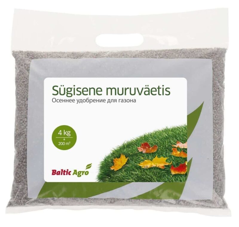 Syyslannoite nurmikolle 4 kg