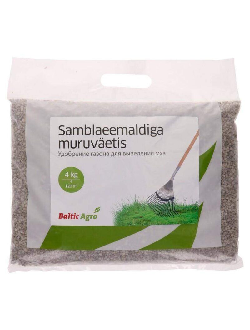 Sammaleenpoistoaine nurmikolle 4 kg