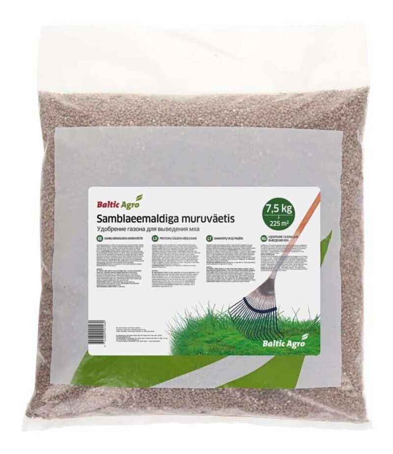 Nurmikon sammaleenpoistaja 7,5kg