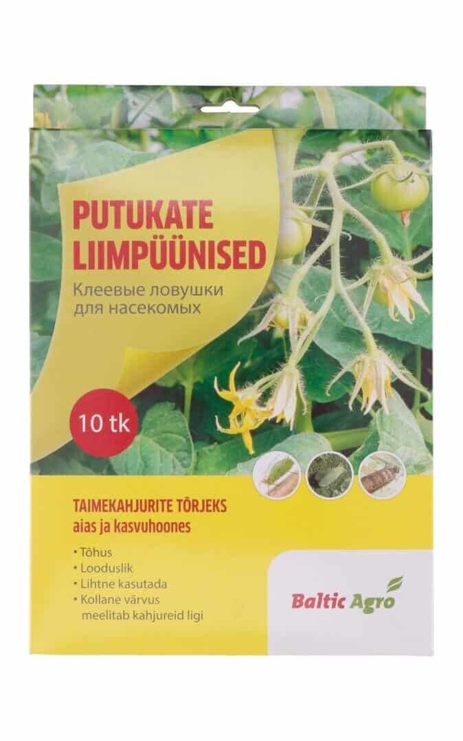 Hyönteisten keltainen liima-ansa kasvihuoneeseen ja ulos 10 kpl