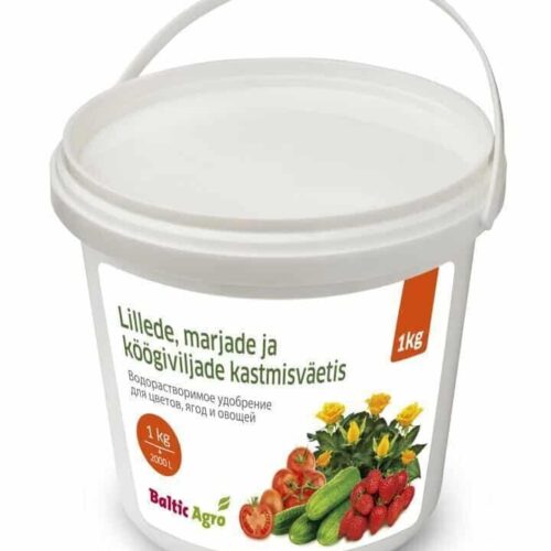 Kukkien, marjojen ja vihannesten kastelu lannoite 1 kg