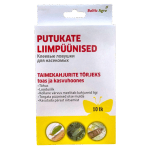 Putukate liimpüünised pakend Baltic Agro.
