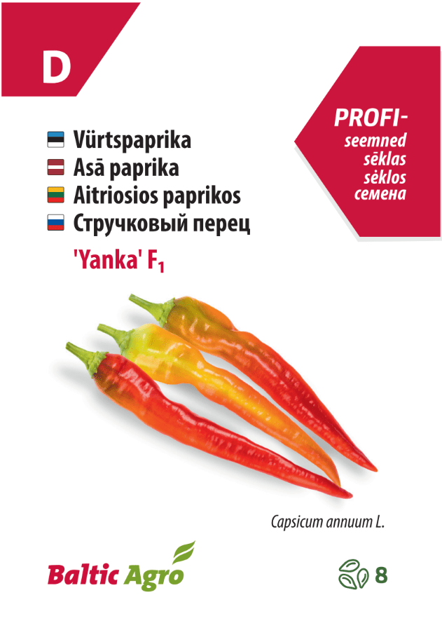 Chilipaprika 'Yanka' F1