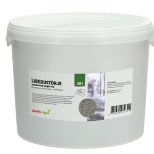 Liukkaudentorjunta murskatulla kevytsoralla, 10 l, Baltic Agron tuote.