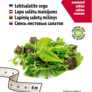 Lehtsalatite segu, keemiavaba, 4 m lint.