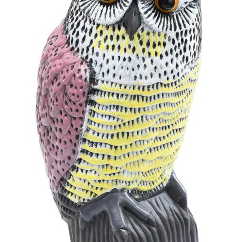 Seisova pöllö lintujen karkottamiseen, 19 x 42 cm