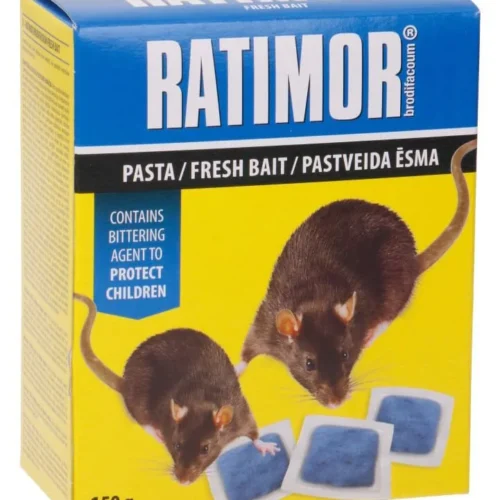 Mouse and rat poison Ratimor paste pads 150g