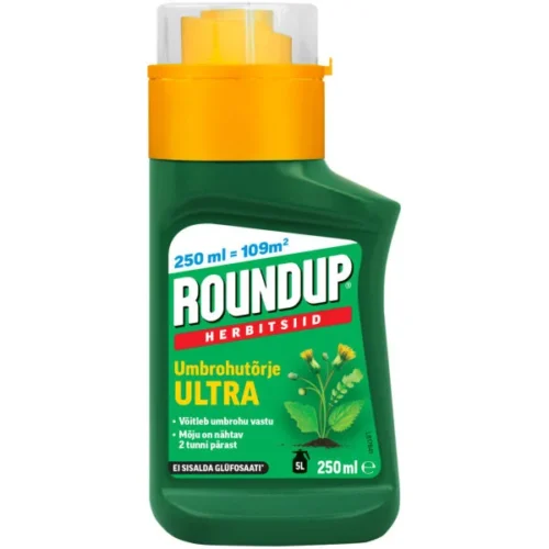 Rikkakasvien torjuntaan Roundup Ultra 250 ml