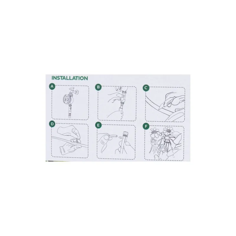 Drip irrigation system Terrace Kit