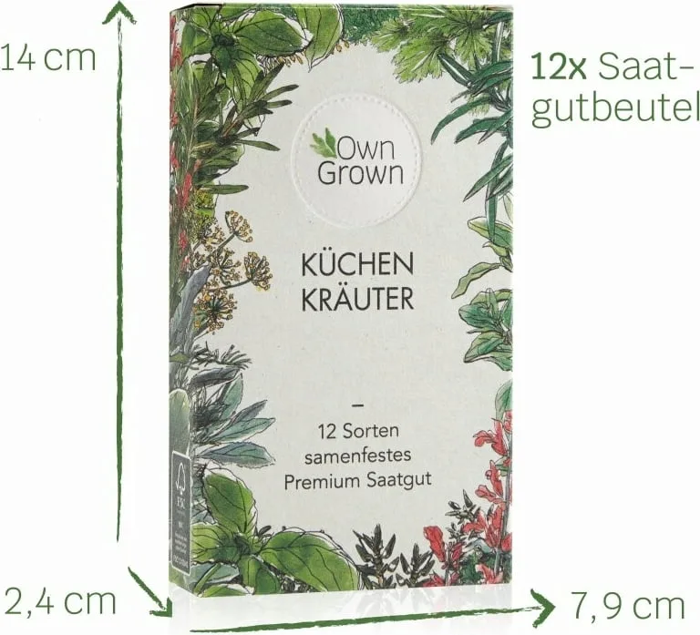 Köögitaimed - 12 seemnesortide komplekt